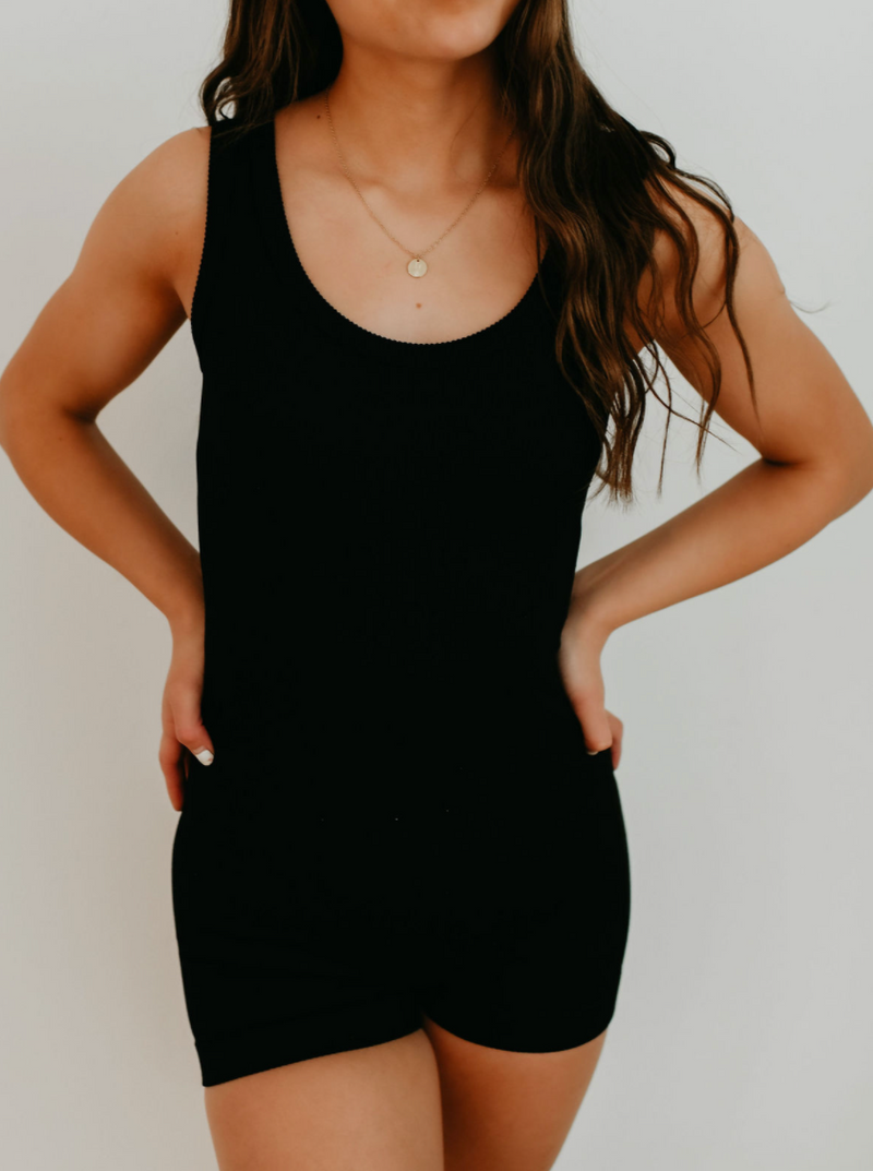 Birdie Ribbed Romper