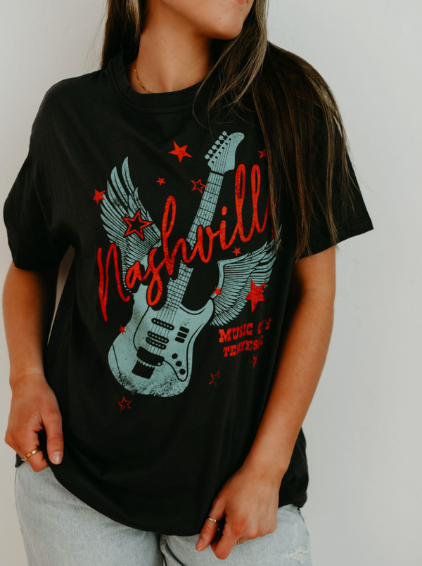 The Nashville Guitar Oversized T-Shirt