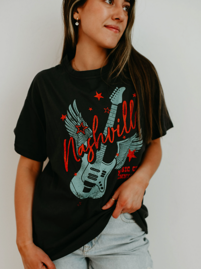 The Nashville Guitar Oversized T-Shirt