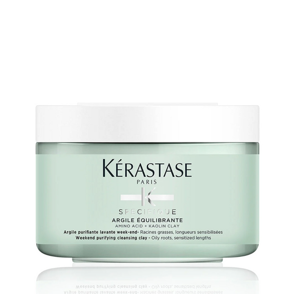 Kérastase Argile Équilibrante a luxury cleansing clay for purifying, detoxing and balancing scalp.