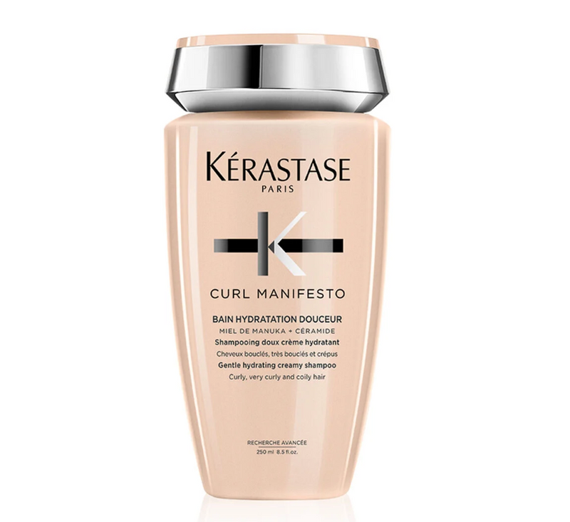 Kérastase Curl Manifesto Bain Hydratation Douceur shampoo for soft, hydrated curls. Its a moisturizing and enhancing of the natrual curls shampoo.