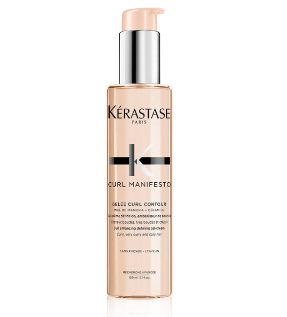 Kérastase Curl Manifesto Gelée Curl Contour gel-cream for defined, bouncy curls. It doesn't weigh down the curls and will help reduce frizz.