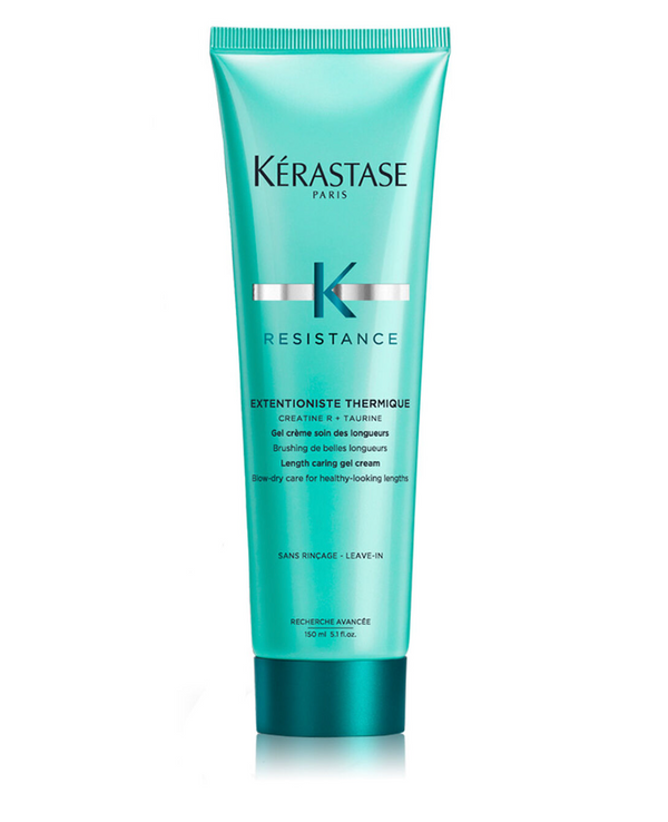 Kerastase Extentioniste Thermique - blow-dry cream for strong and healthy hair lengths. This heat protectant supports healthy hair lengths, and protects up to 450 degrees.
