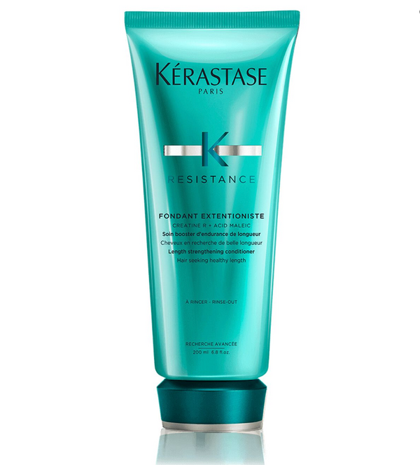Enhance hair growth and length with Kerastase Fondant Extentioniste luxury conditioner. Healthier longer and stronger hair conditioner. Easily detangles hair and keeps it healthy.
