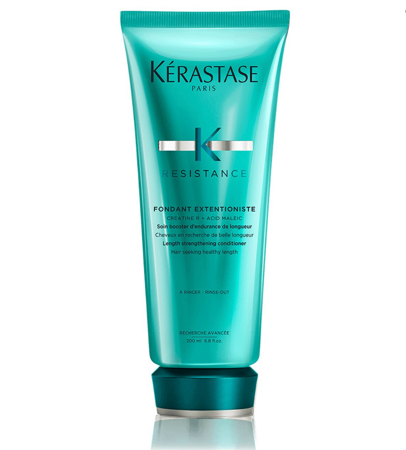 Enhance hair growth and length with Kerastase Fondant Extentioniste luxury conditioner. Healthier longer and stronger hair conditioner. Easily detangles hair and keeps it healthy.