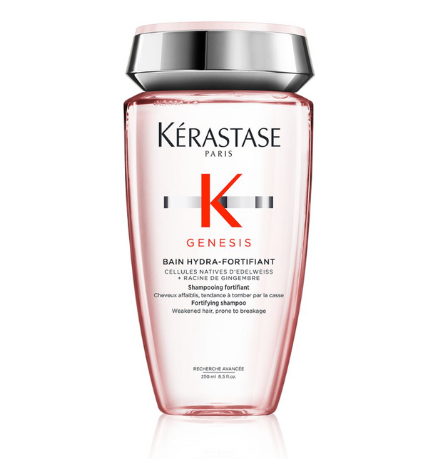 Kérastase Genesis Bain Hydra Shampoo - Strengthens and Nourishes Hair Prone to Falling. Bain Hydra is for those who have fine to normal hair. This is a wonderful luxury shampoo for anti-fall hair formula. 