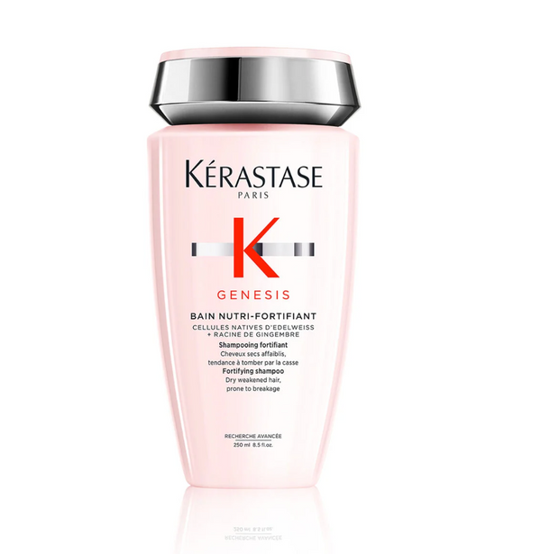 Kérastase Genesis Bain Nutri-Fortifiant Shampoo - Nourishing Anti-Hair Fall Shampoo for Dry, Weakened Hair. This formula is for normal to thick hair. 