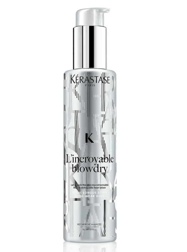 Kérastase L'Incroyable Blowdry hair lotion for heat protection and flawless styling. Longlasting smoothness and frizz control.