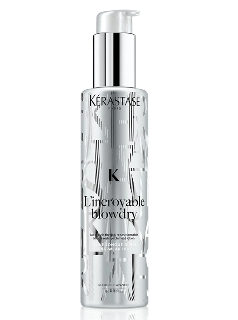 Kérastase L'Incroyable Blowdry hair lotion for heat protection and flawless styling. Longlasting smoothness and frizz control.