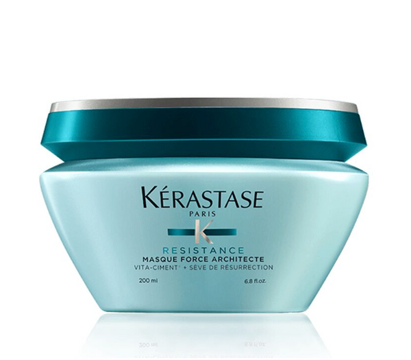 Kerastase Resistance Masque Force Architecte - professional strengthening hair mask. This mask helps by reconstructing brittle, weakened hair, strengthening from the inside out. Keeps your hair healthy and strong for in between salon visits. 