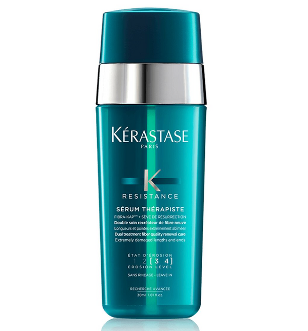 Kerastase Serum Therapiste is a luxury dual-action serum for damaged hair repair. This dual-chammber will revive damaged hair and keep and promote healthy hair. 