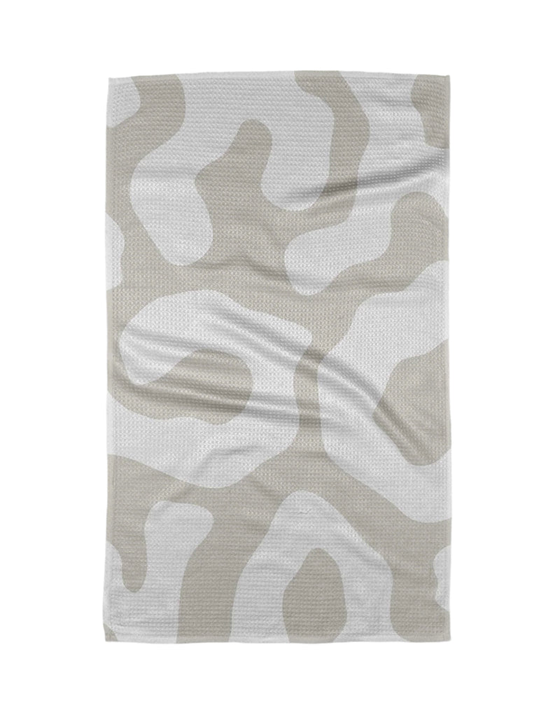 From Geometry House, this kitchen tea towel is a high absorbent, microfiber towel. It creates a beautiful space for being decorative, but functional at the same time. This print is a modern, neutral vibe.