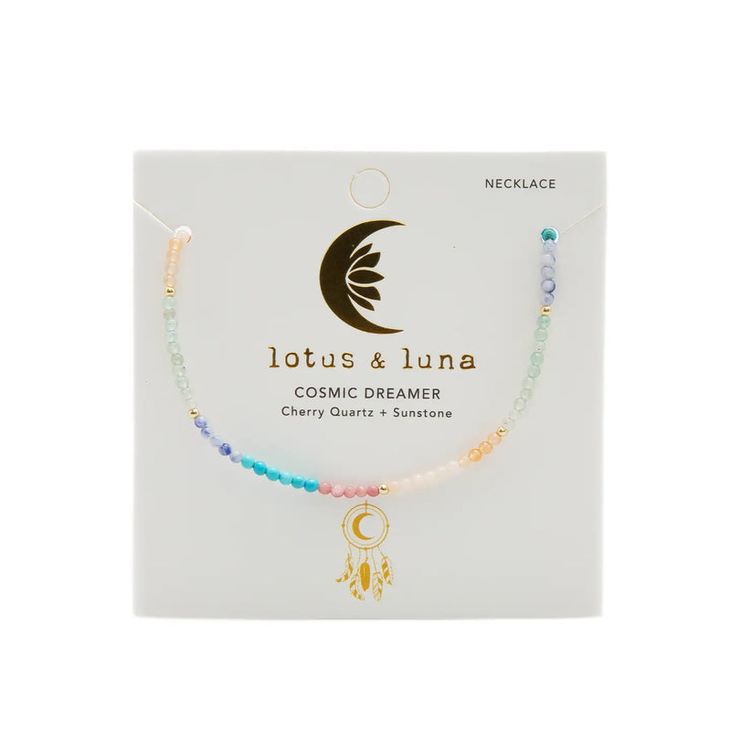 Lotus & Luna 2mm Healing Necklace