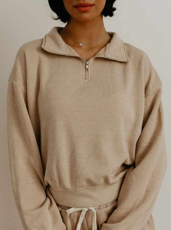 The Savannah Half Zip Sweatshirt