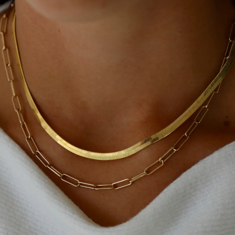 Katie Waltman Herringbone Chain Necklace