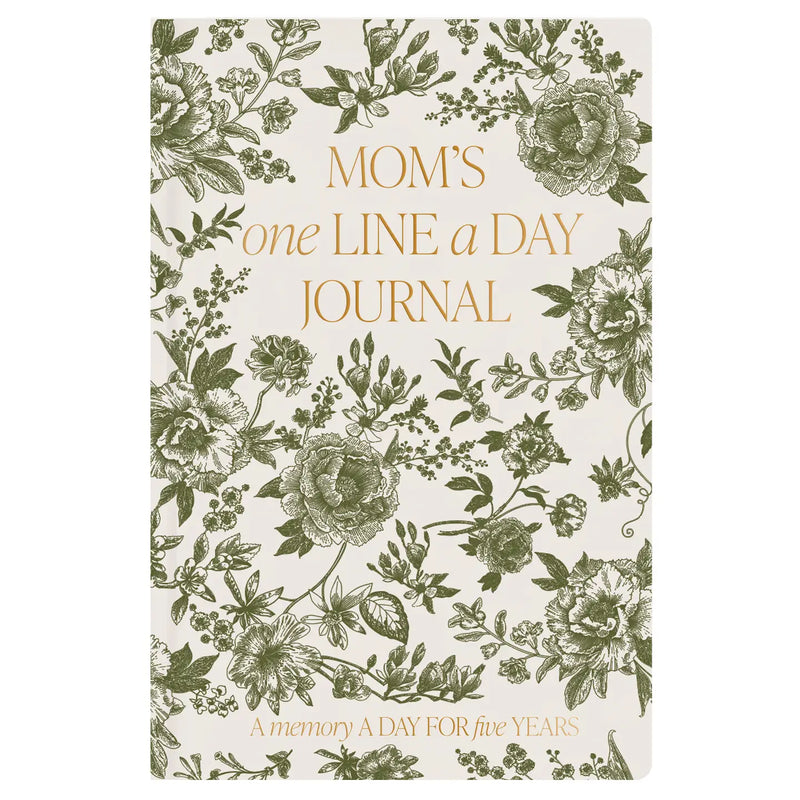 A beautiful and thoughtful gift for Mother's, or for Mother's Day, from Sweet Water Decor, this One Line a Day Journal is a memory keepsake. 
