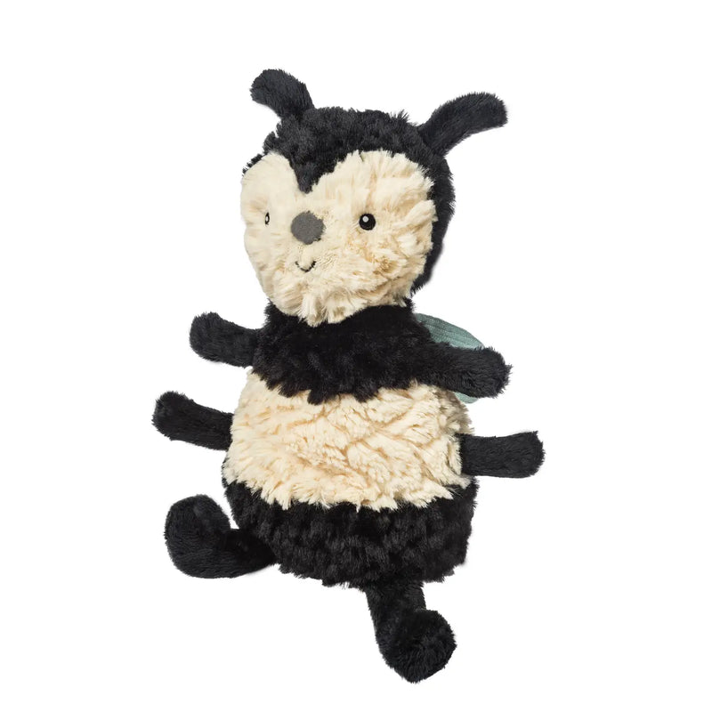 New from the Mary Meyer Collection, shop the Putty Nursery Bumble Bee Lovey. This cutie is a Soft, plush bumble bee lovey with a cozy, textured fabric and soothing neutral tones. Features a gentle, embroidered face for added safety, perfect for babies and toddlers. Ideal for snuggles, comfort, and gifting.
