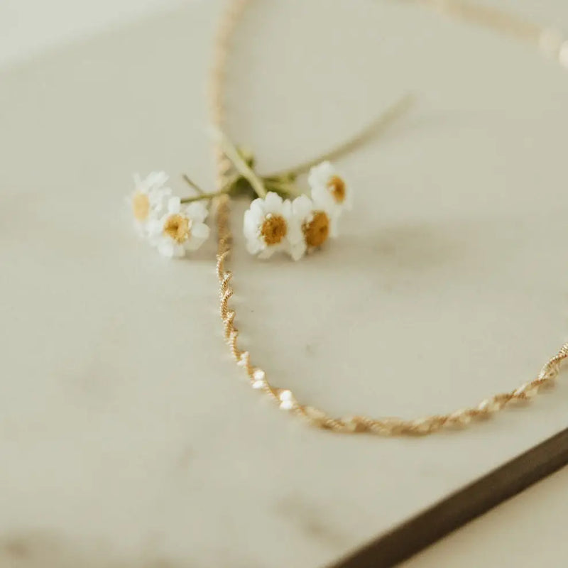 Mauve Jewelry Amelia Gold Filled Twist Necklace