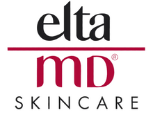 Elta md skincare logo on a white background