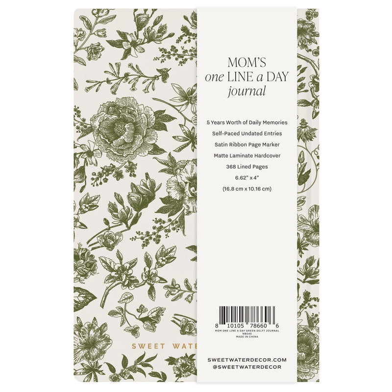 Sweet Water Decor Mom's One Line A Day Journal
