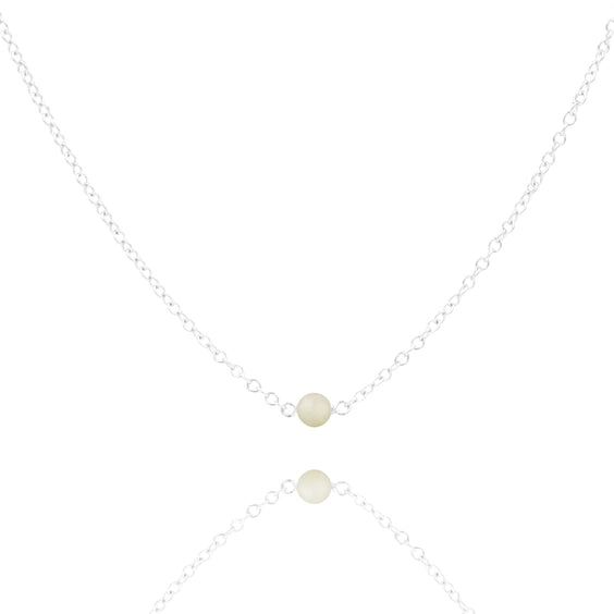 maemae Crystal Healing Jade Luck Stone Necklace