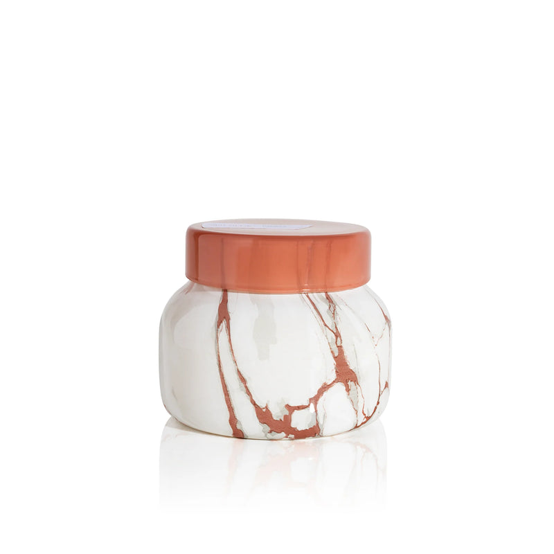 Elevate your home or give as a gift, from Capri Blue, the Havana Vanilla Petite Candle – 8 oz modern marble jar with warm vanilla, smoky tobacco, and sandalwood scent, luxury home fragrance and gift candle.