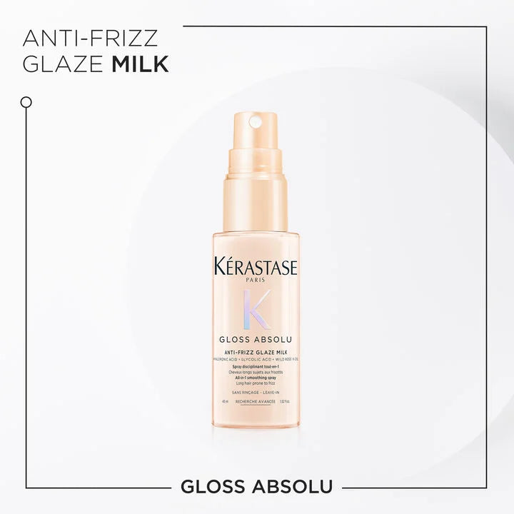 KERASTASE GLOSS ABSOLU ANTI-FRIZZ GLAZE MILK ALL-IN-1 SMOOTHING SPRAY TRAVEL SIZE