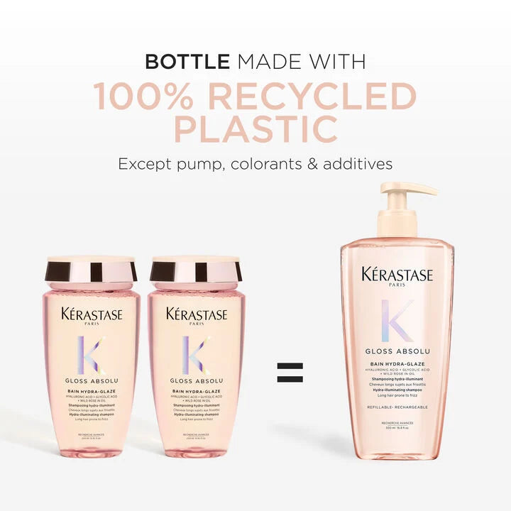 KERASTASE GLOSS ABSOLU BAIN HYDRA-GLAZE ILLUMINATING SHAMPOO 500ml