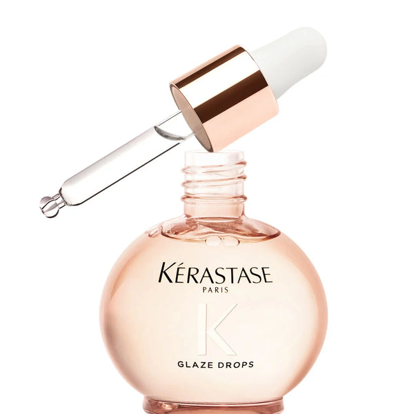 Kérastase Gloss Absolu Glaze Drops – Lightweight High-Gloss Hair Oil for Shine and Smoothness.