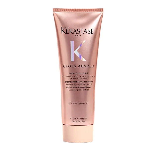 Kérastase Gloss Absolu Insta-Glaze Conditioner – Shine-Enhancing Hydrating Hair Treatment.