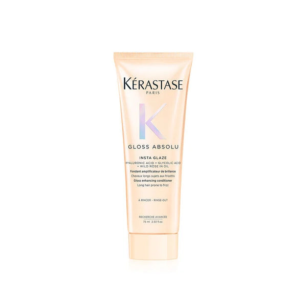 Kerastase Gloss Absolu Insta-Glaze Conditioner 75ml – luxury travel-size shine-enhancing conditioner for smooth, glossy hair.