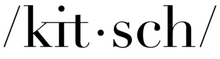 kitsch logo black on white background