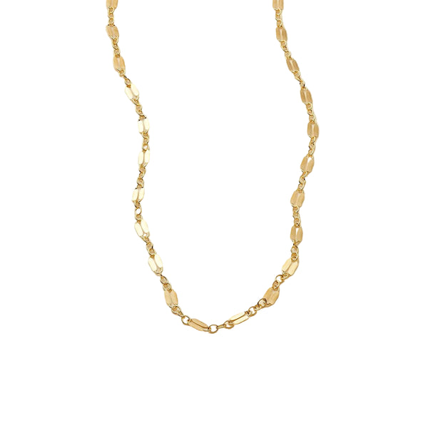 Made By Mary Lace Choker Necklace – delicate lace-pattern gold-filled choker, shimmery layerable chain for everyday glow.