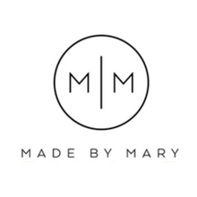 Logo of 'Made by Mary' with a minimalist design on a white background