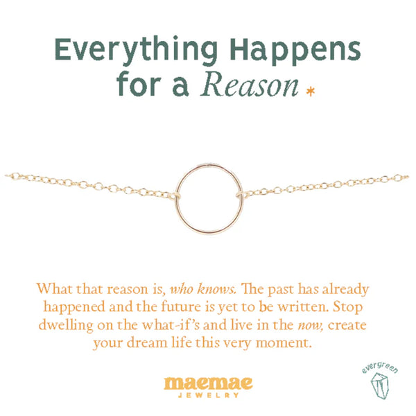 maemae Everything Happens for a Reason Bracelet