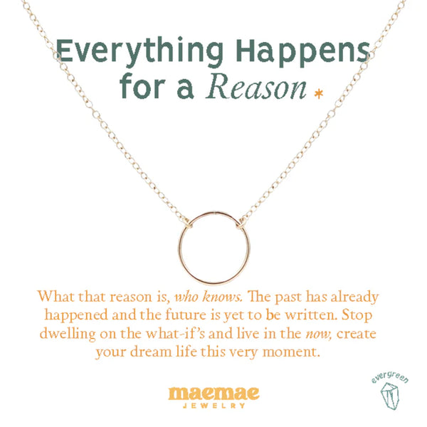 maemae Everything Happens For A Reason Necklace
