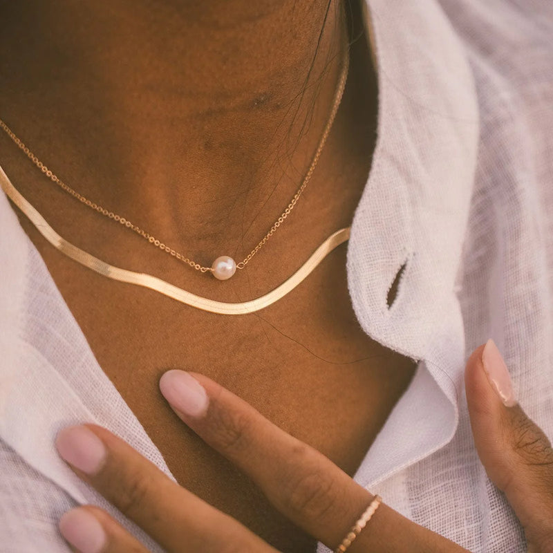 Made By Mary Pearl Choker Necklace