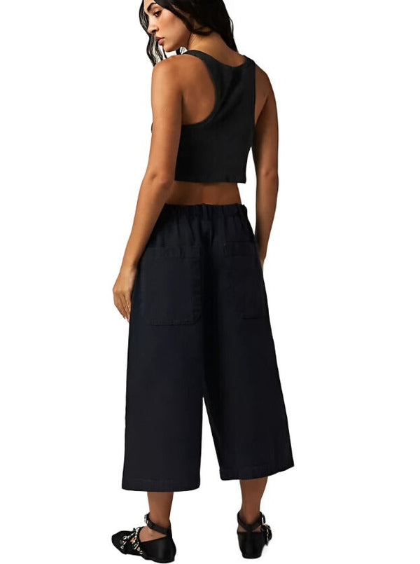 Free People Hard Rain Gaucho Pant