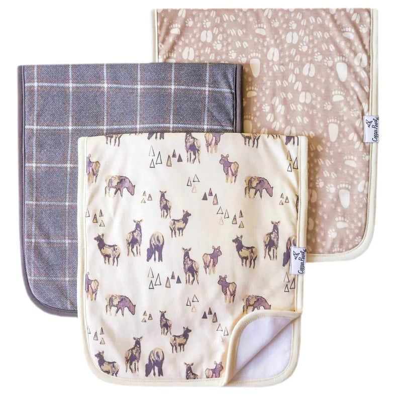 Copper Pearl Premium Burp Cloths