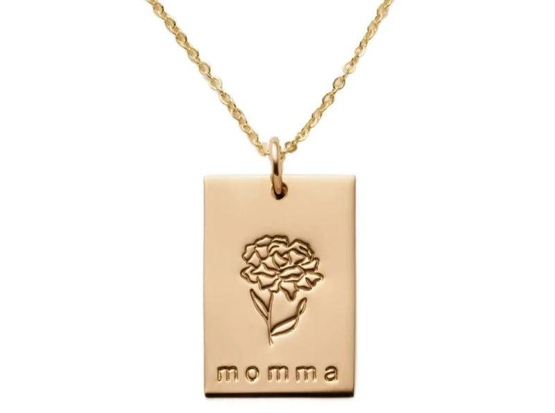Made By Mary Mama Zoe Rectangle Necklace